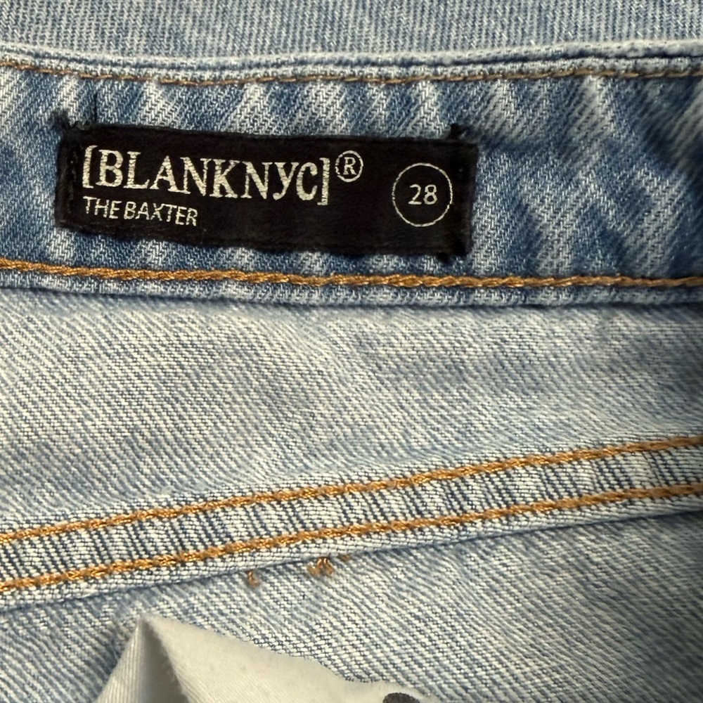 Blank NYC The Baxter Rib Cage Button-Fly Jeans Size 28 - Picture 7 of 12